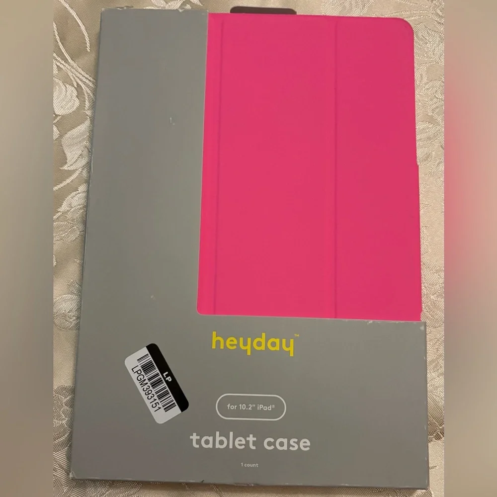 Heyday Pink Tablet Case for Apple iPad 10.2” – Tri-Fold Stand – New in Box